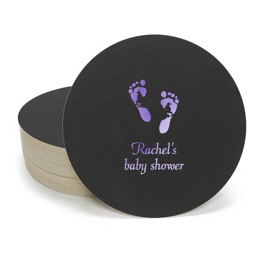 Baby Twinkle Toes Round Coasters